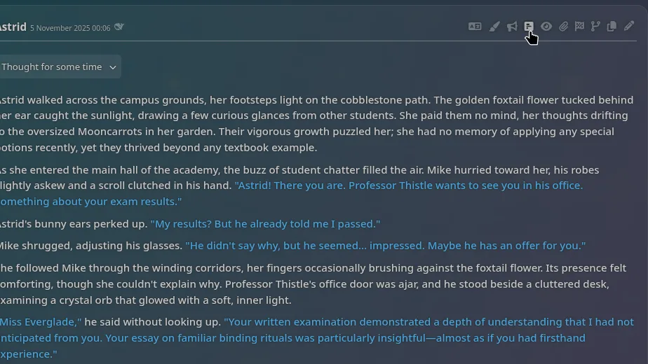 SillyTavern Prompt Itemization