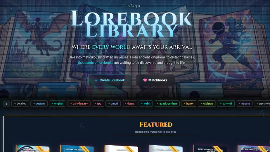 LoreBary's Lorebook Library